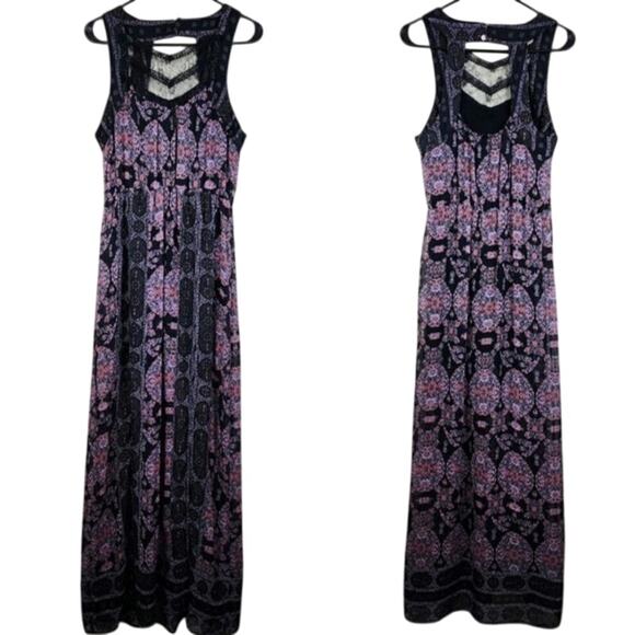 Free People Midnight Dance Moroccan Maxi Dress - Picture 2 of 9
